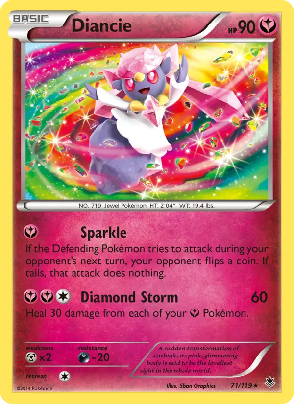 Diancie (#71) — PHF 071