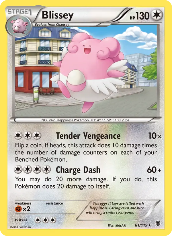 Blissey (#81) — PHF 081