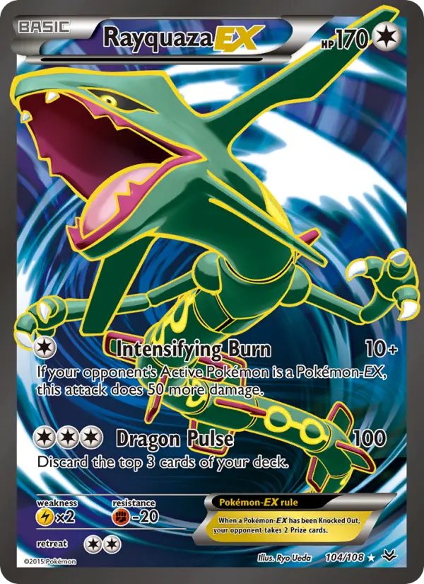 Rayquaza EX (#104) — ROS 104