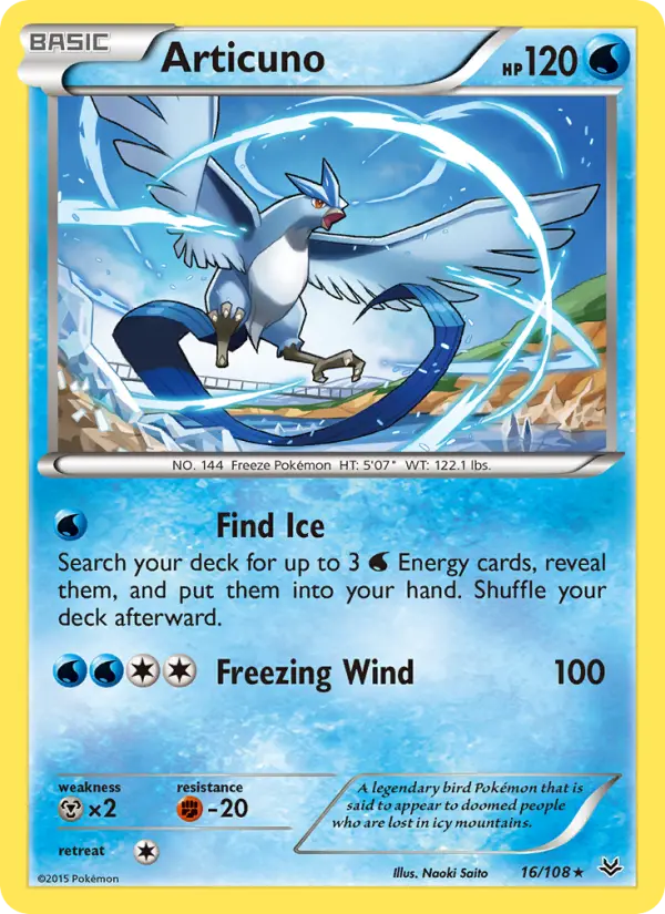 Articuno (#16) — ROS 016