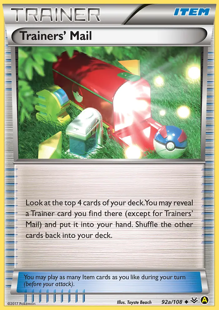 Trainers' Mail (#92a) — ROS 92a