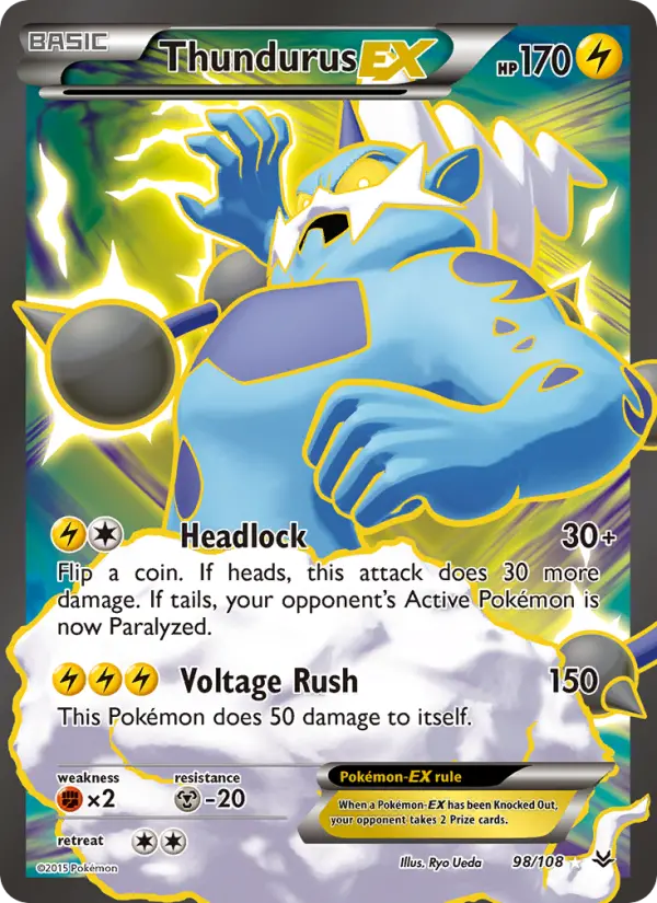 Thundurus EX (#98) — ROS 098