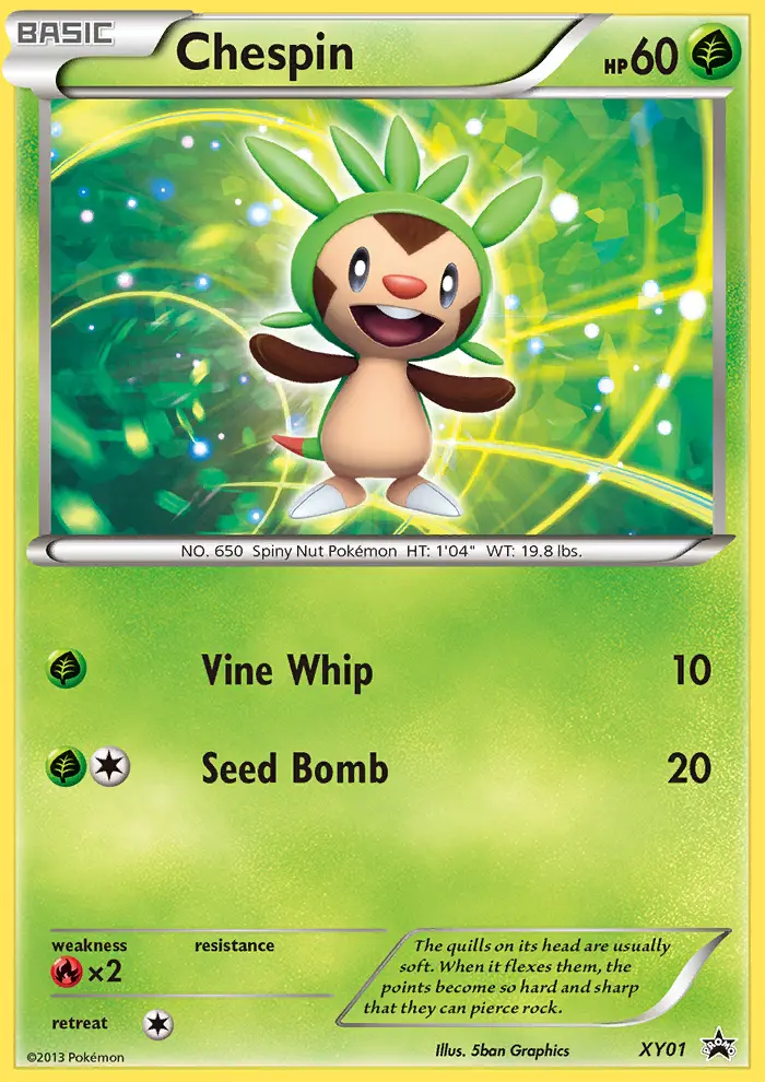 Chespin (#XY01) — XYBP XY01