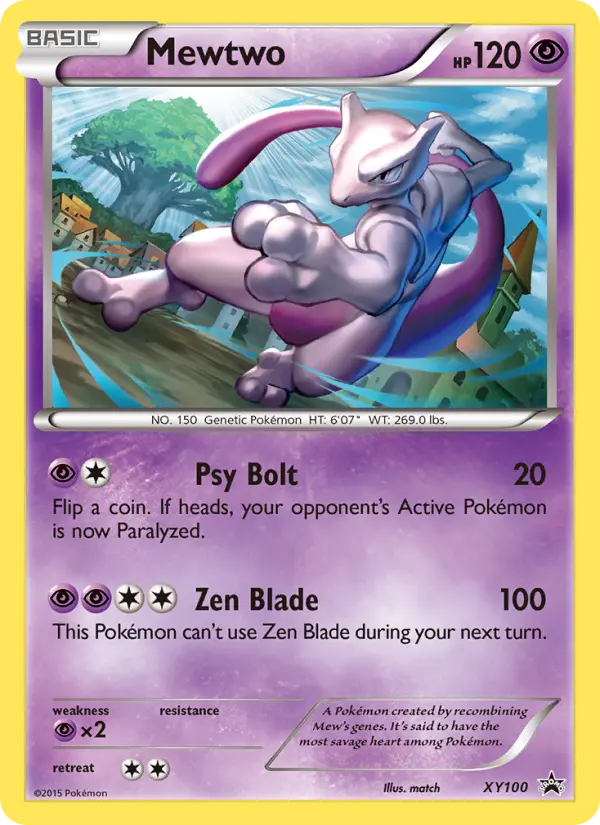 Mewtwo (#XY100) — XYBP XY100