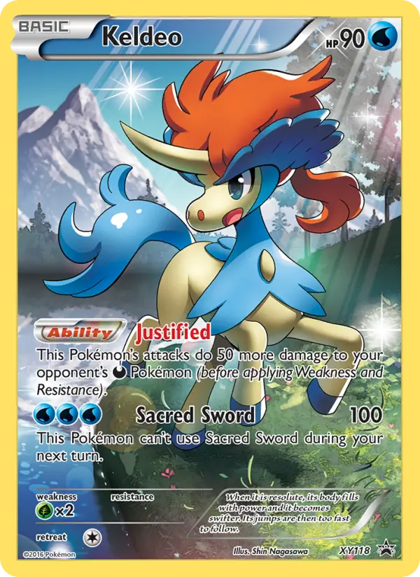 Keldeo (#XY118) — XYBP XY118