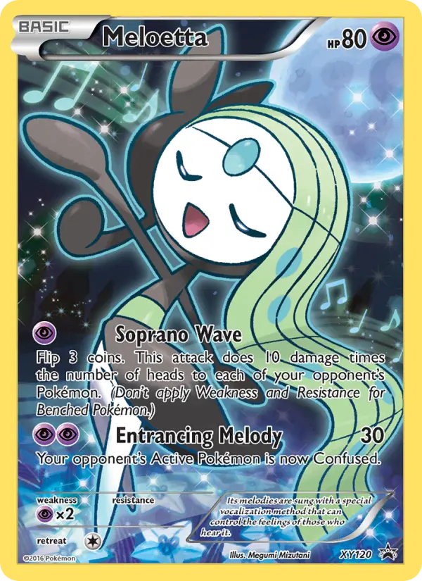 Meloetta (#XY120) — XYBP XY120