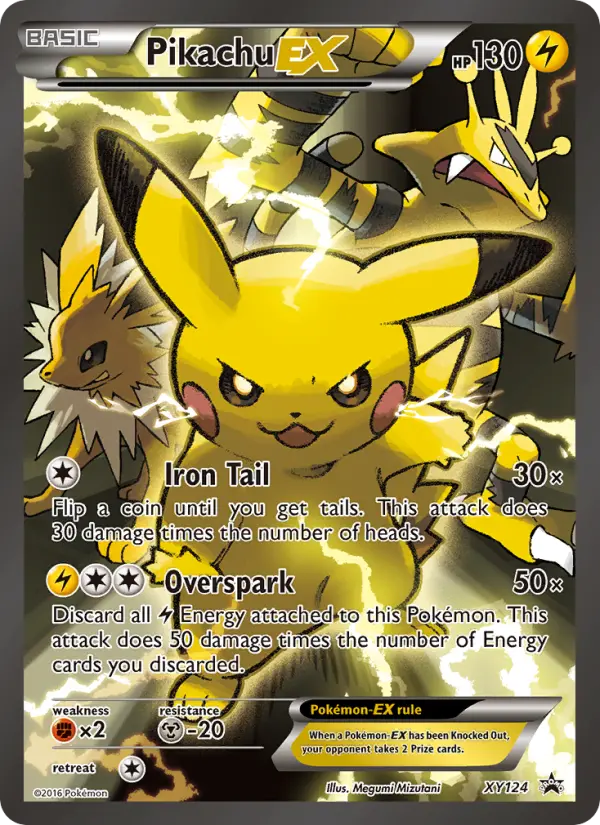 Pikachu EX (#XY124) — XYBP XY124