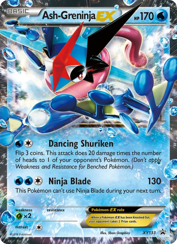 Ash Greninja EX (#XY133) — XYBP XY133