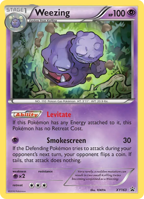 Weezing (#XY163) — XYBP XY163