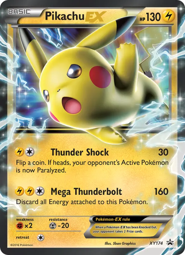 Pikachu-EX (#XY174) — XYBP XY174