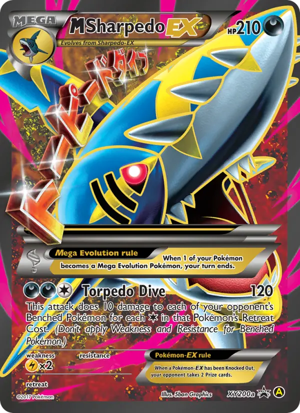 M Sharpedo-EX (#XY200a) — XYBP XY200a
