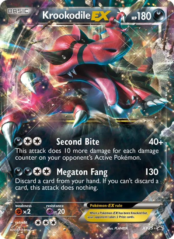 Krookodile EX (#XY25) — XYBP XY25