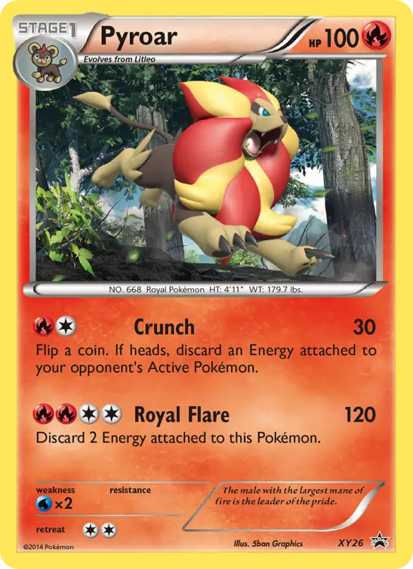 Pyroar (#XY26) — XYBP XY26
