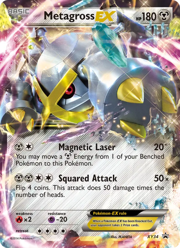 Metagross EX (#XY34) — XYBP XY34