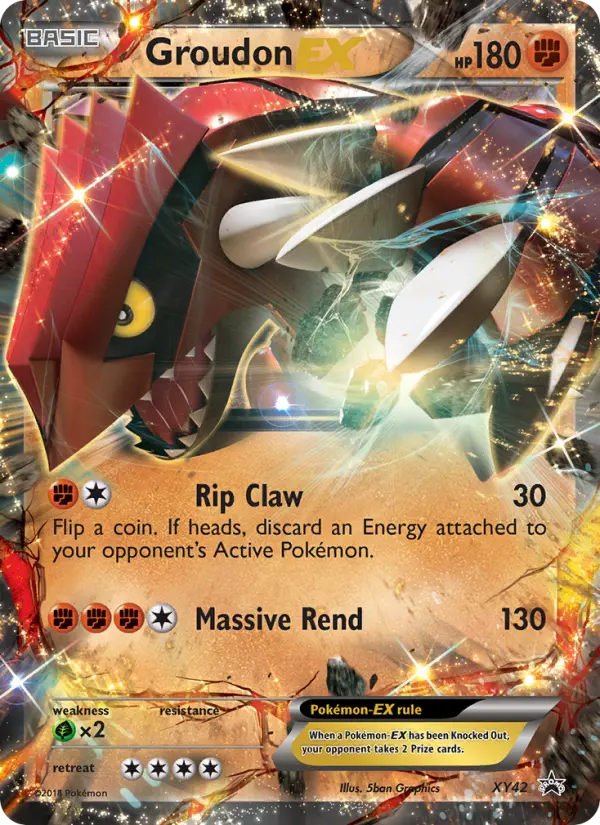 Groudon EX (#XY42) — XYBP XY42