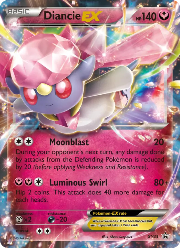 Diancie EX (#XY43) — XYBP XY43