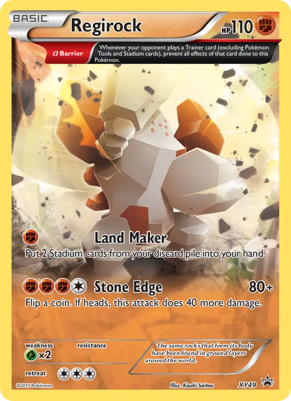 Regirock (#XY49) — XYBP XY49