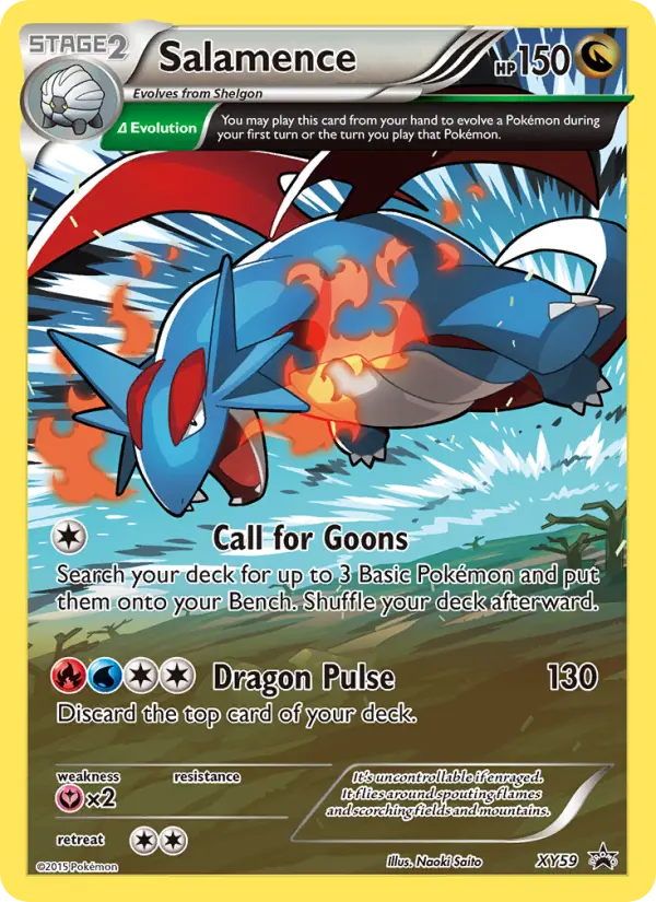 Salamence (#XY59) — XYBP XY59