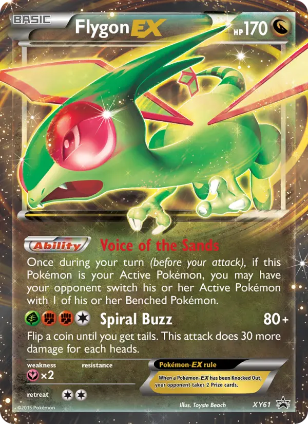 Flygon EX (#XY61) — XYBP XY61
