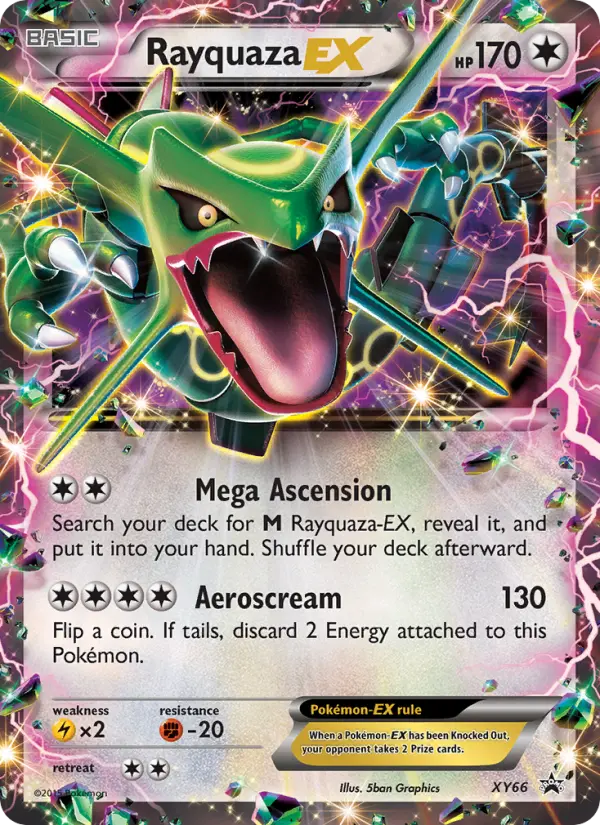 Rayquaza EX (#XY66) — XYBP XY66