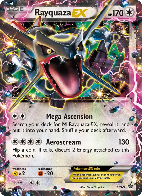 Rayquaza EX (#XY69) — XYBP XY69