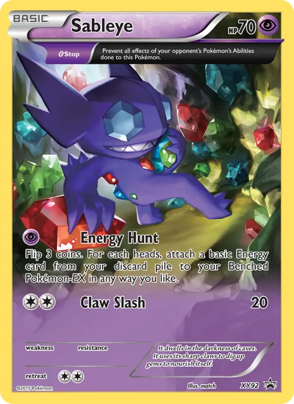 Sableye (#XY92) — XYBP XY92