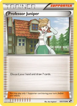 Professor Juniper (#101) — Reverse Holo — BW 101