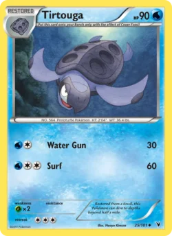 Tirtouga (#25) — Reverse Holo — NVI 25