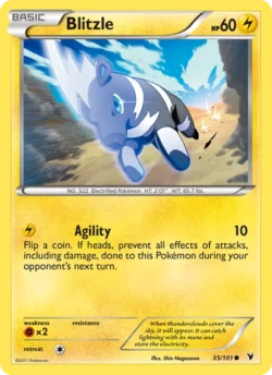 Blitzle (#35) — Reverse Holo — NVI 035