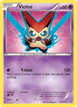 Victini (#43) — Reverse Holo — NVI 43