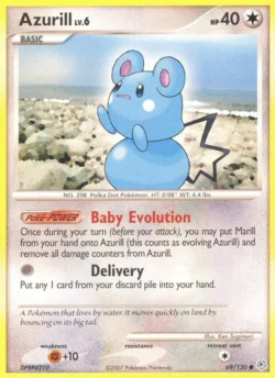 Azurill (#69) Reverse Holo — Reverse Holo — DP 69
