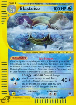 Blastoise (#4) — Reverse Holo — EX 004