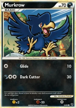 Murkrow (#59) — Reverse Holo — UD 059