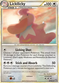 Lickilicky (#38) — Reverse Holo — TM 038