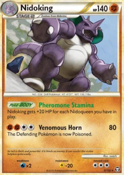 Nidoking (#6) — Reverse Holo — TM 006