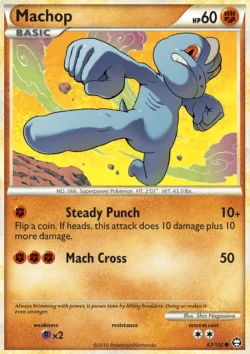 Machop (#67) — Reverse Holo — TM 067
