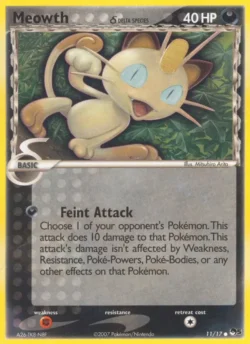 Meowth δ (#11) — POP5 11