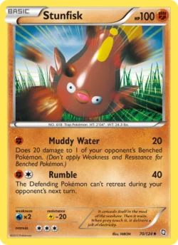 Stunfisk (#70) — Reverse Holo — DRX 070