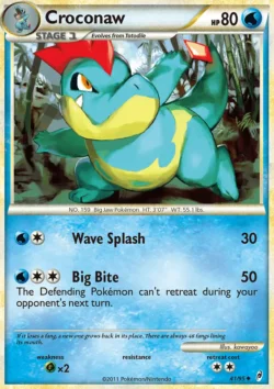 Croconaw (#41) — Reverse Holo — CL 41