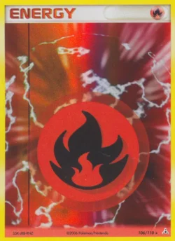 Fire Energy (#106) — Reverse Holo — HP 106