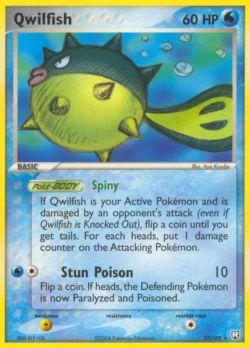 Qwilfish (#27) — Reverse Holo — TRR 27