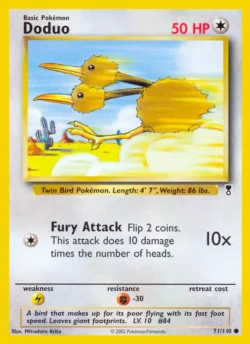 Doduo (#71) — Reverse Holo — LC 071
