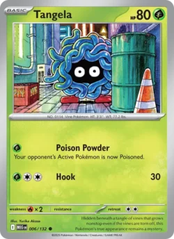 Tangela (#006) Reverse Holo — Reverse Holo — MEG 006