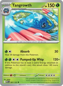 Tangrowth (#007) — Reverse Holo — MEG 007