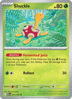 Shuckle (#011) Reverse Holo — Reverse Holo — MEG 011