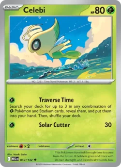 Celebi (#012) Reverse Holo — Reverse Holo — MEG 012