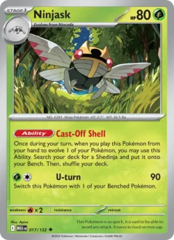 Ninjask (#017) Reverse Holo — Reverse Holo — MEG 017