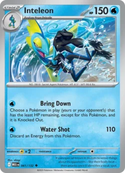 Inteleon (#041) Reverse Holo — Reverse Holo — MEG 041