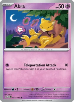 Abra (#054) Reverse Holo — Reverse Holo — MEG 054