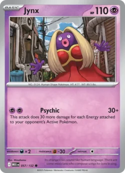 Jynx (#057) Reverse Holo — Reverse Holo — MEG 057